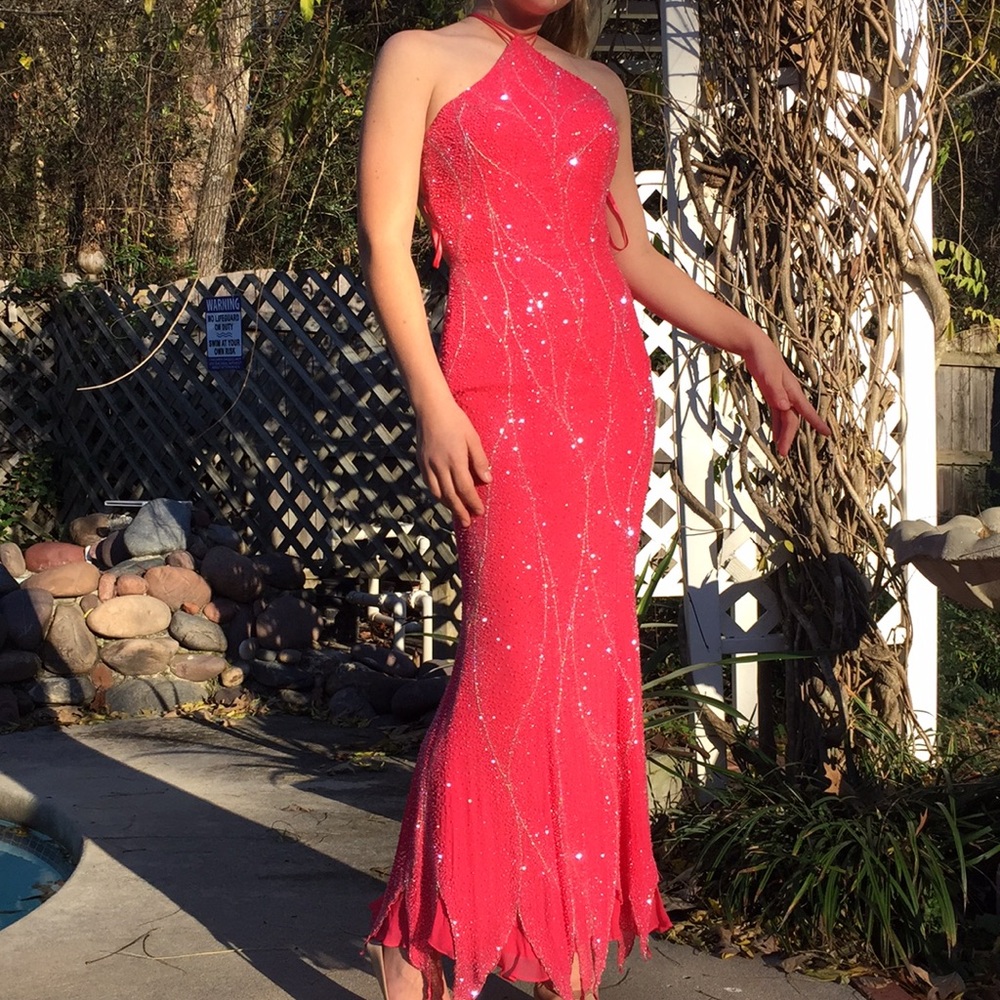 Sparkle Pink Formal Dress - Picture 1 of 2